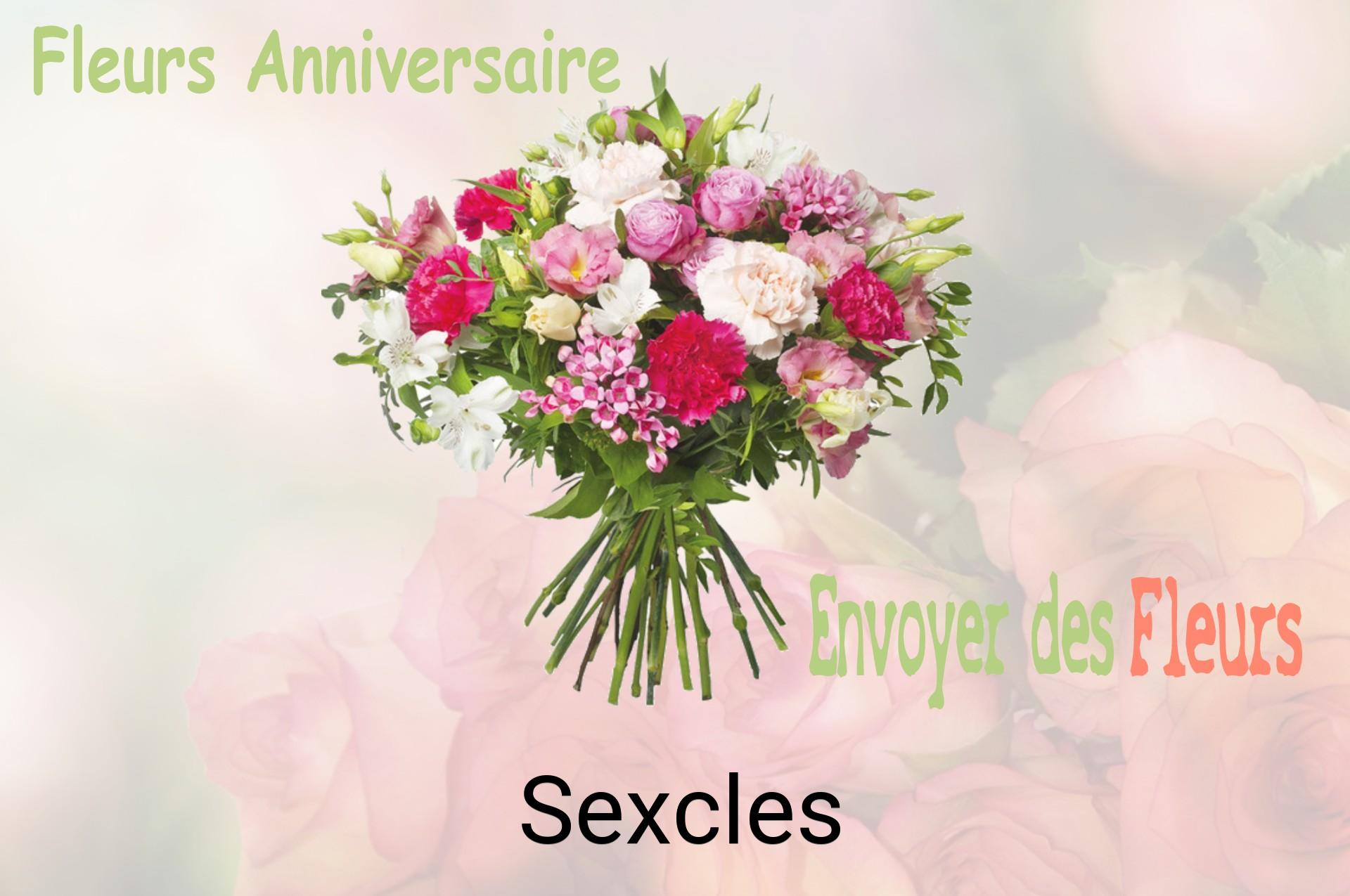 Bouquet de fleurs d’anniversaire livré à Sexcles