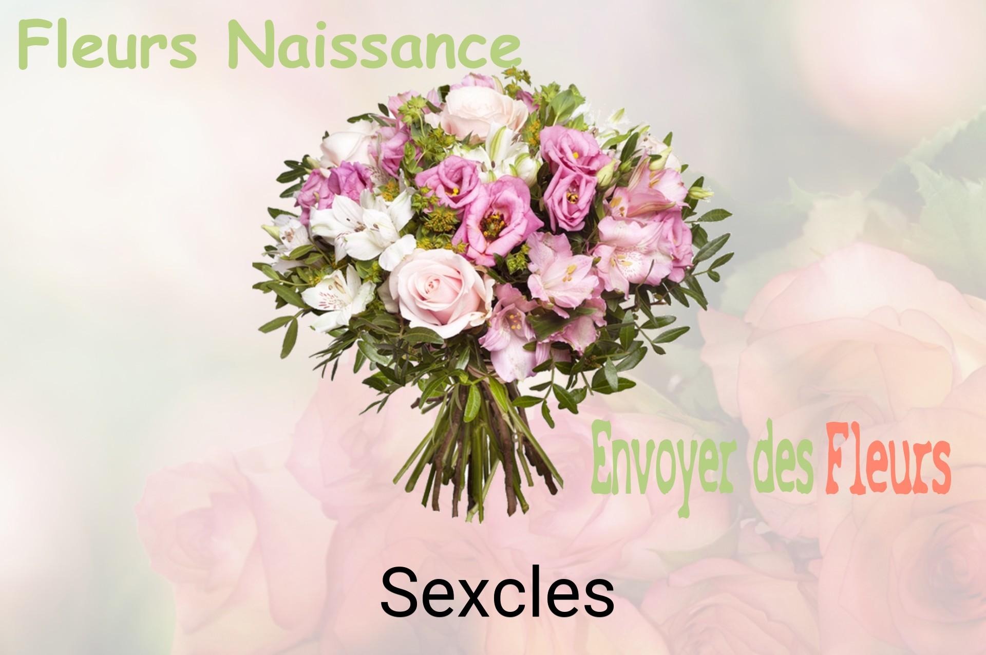 Bouquet de fleurs de naissance livré à Sexcles